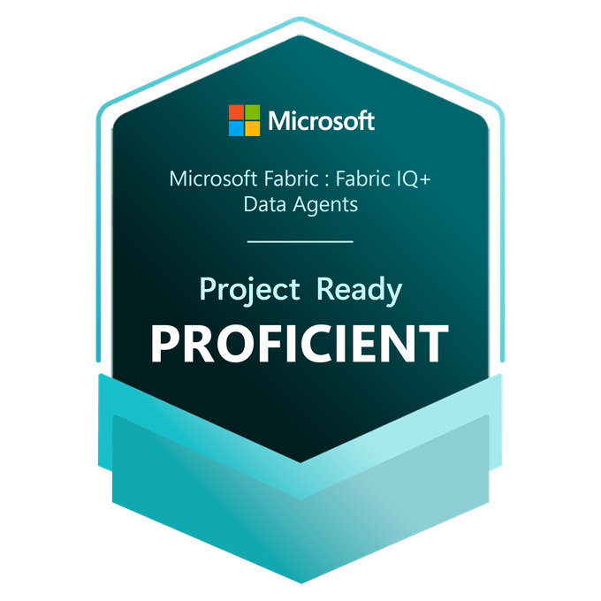 Microsoft Fabric : Fabric IQ+ Data Agents - Proficient credential